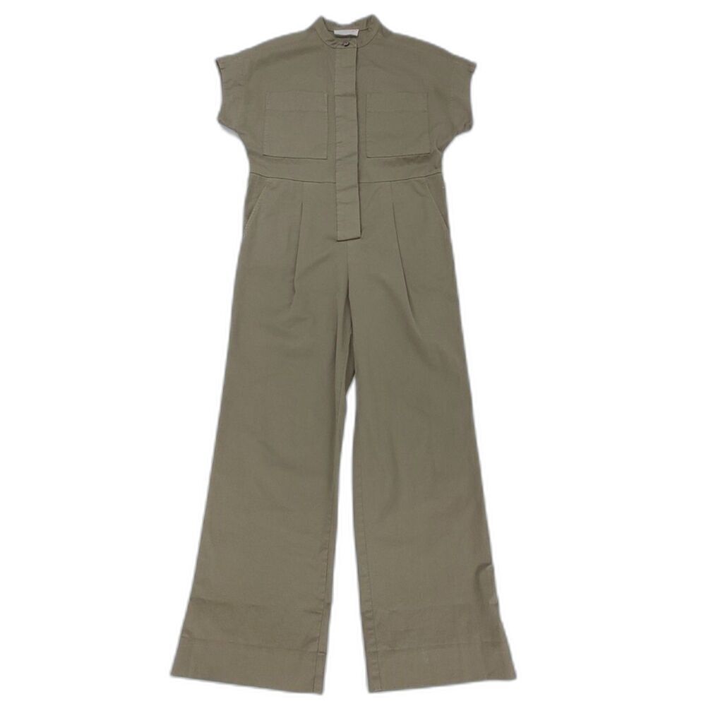 NEW Everlane The Easy Workwear Jumpsuit Kalamata Green Oversized Wide Leg XS